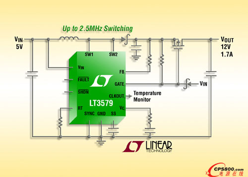 �߹��ϱ��o�� 6A��2.5MHz��42V����/ؓݔ�� DC/DC �D�Q��