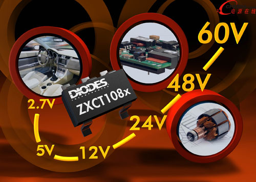 Diodes推出新型高側電流監控器簡化高壓測量