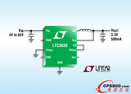 65V��500mA ͬ���������D�Q���ṩ 90% ��Ч��