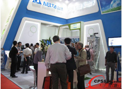 臺達展臺總是讓眾多參展觀眾流連忘返