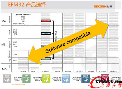 �����ṩ�S����EFM32�aƷ�x��ͼ��g֧��