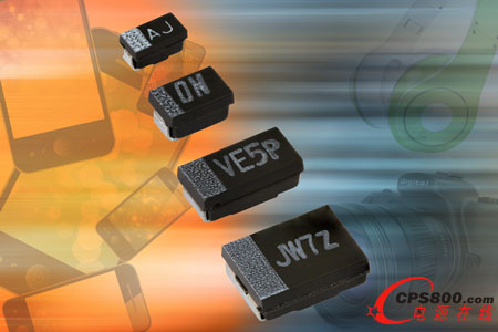 Vishay新款超薄固鉭SMD模塑片式電容器可有效節省空間