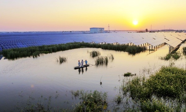 全國最大水上光伏發電量破10億