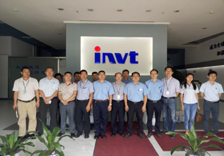 鞍鋼聯眾考察團來訪英威騰電源參觀交流