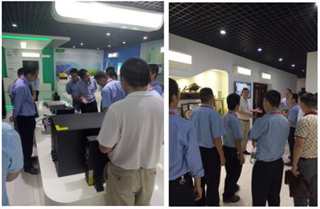 鞍鋼聯眾考察團來訪英威騰電源參觀交流