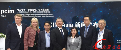 PCIM Asia 2017�Ϻ����H���Ԫ��ؼ��������Դ����չ�_Ļ�ڼ�